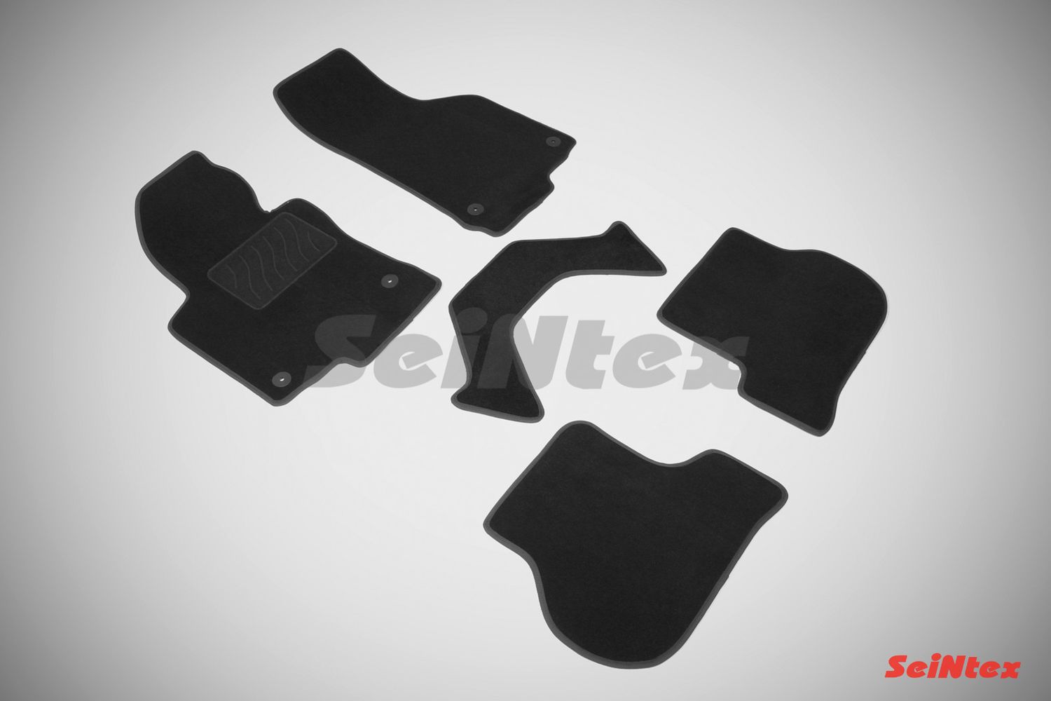 Коврики текстильные Seintex на нескользящей основе для салона Seat Leon II 2005-2012. Артикул 82450