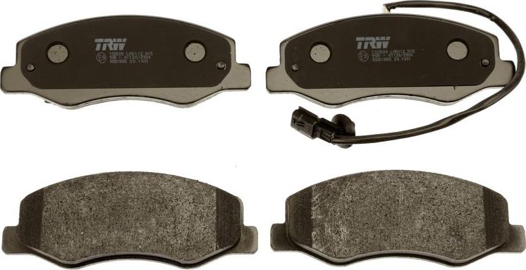 Тормозные колодки TRW COTEC. Артикул GDB1885