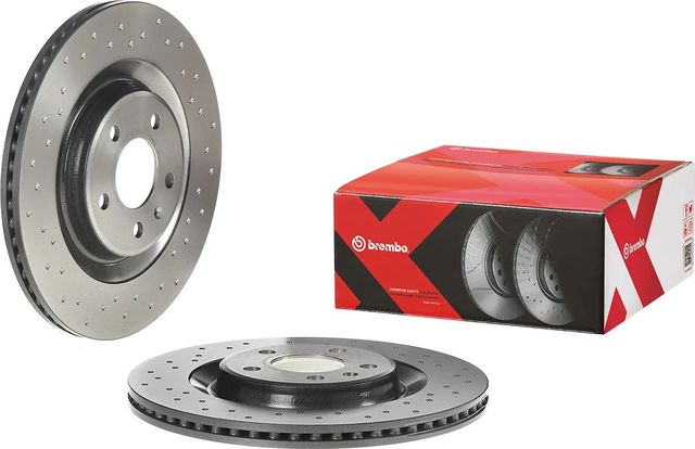 Тормозной диск Brembo XTRA LINE - Xtra задний для Audi A8 IV (D5) 2017-2026. Артикул 09.B969.1X