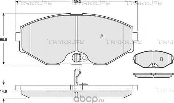 Тормозные колодки Nissan. Артикул 410603Y690