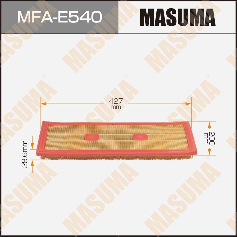 Воздушный фильтр Masuma. Артикул MFA-E540