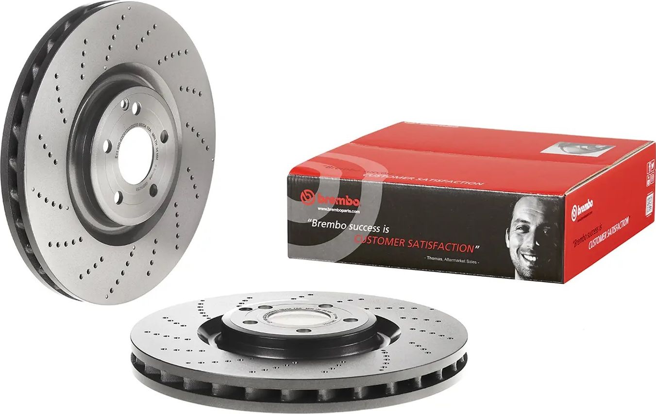 Тормозной диск Brembo PRIME LINE - UV Coated. Артикул 09.B747.51