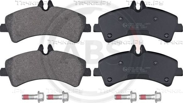 Тормозные колодки ABS задние для Volkswagen Crafter I 2006-2016. Артикул 37554