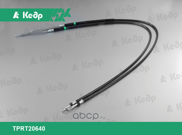 Трос привода ручного тормозак-т ваз 2108-21099, 2113-2115 (Кедр). Артикул TPRT20640