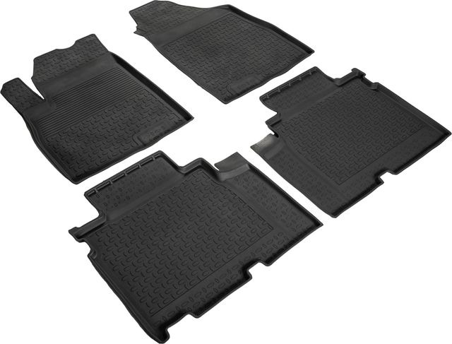 Коврики резиновые Seintex с высоким бортиком для салона Jetour X90 Plus 2022-2026. Артикул 99130