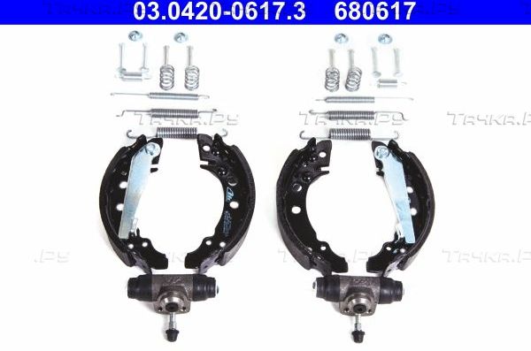Тормозные колодки ATE Original ATE Kit. Артикул 03.0420-0617.3