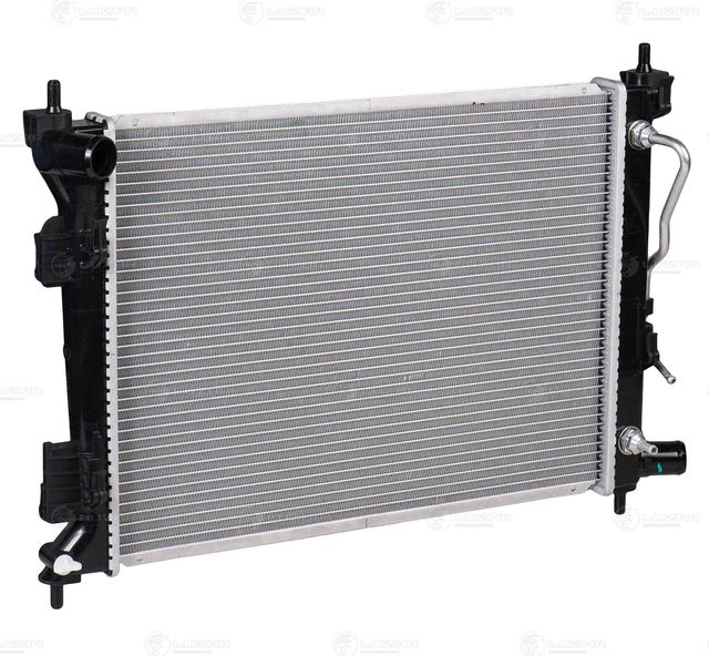 Радиатор охлаждения двигателя Luzar для Hyundai Solaris I 2010-2017. Артикул LRc 0801