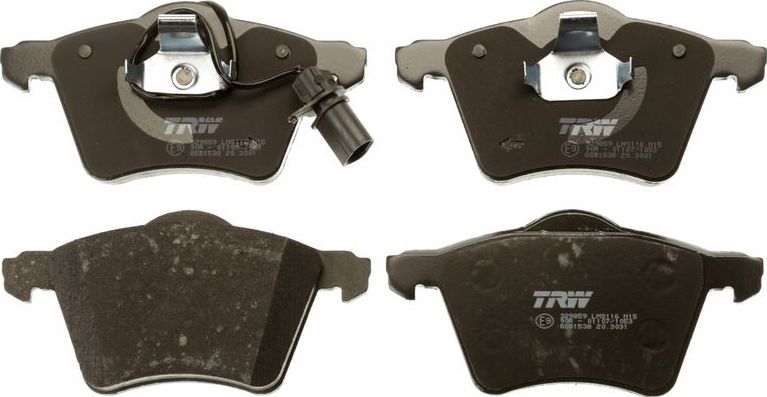 Тормозные колодки TRW COTEC. Артикул GDB1538