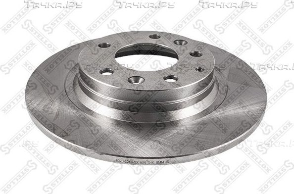 Тормозной диск Stellox задний для Mazda 323 VI (BJ) 1998-2004. Артикул 6020-3246-SX