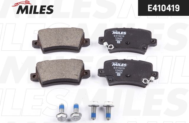 Тормозные колодки Miles (Low-Metallic). Артикул E410419