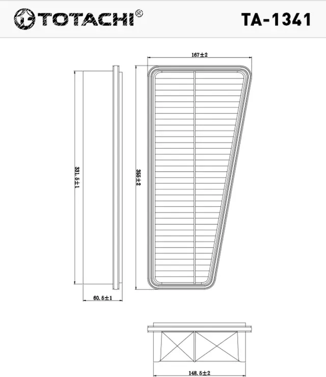 TOTACHI TA-1341 A-1011 17801-31090 MANN C 35 004 Totachi. Артикул TA1341