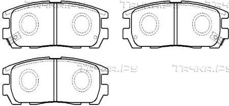 Тормозные колодки HSB. Артикул HP5219