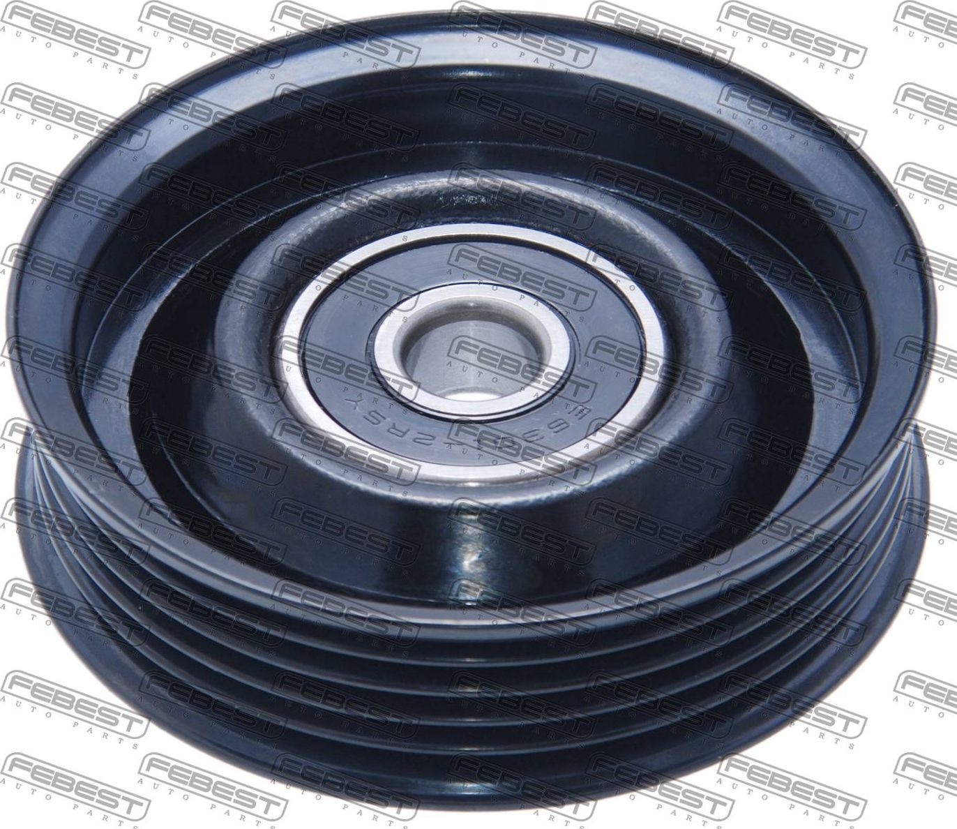 Натяжной ролик (натяжитель) приводного поликлинового ремня Febest. Артикул 0287-R50