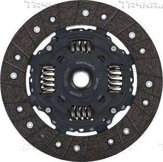Диск сцепления Zentparts для SEAT Altea I 2004-2015. Артикул Z41107