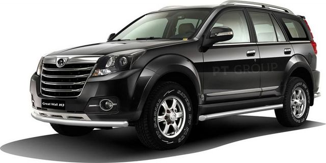 Защита PT Group переднего бампера одинарная d63 (НПС) для Great Wall Hover H3 2017-2026. Артикул 13030103