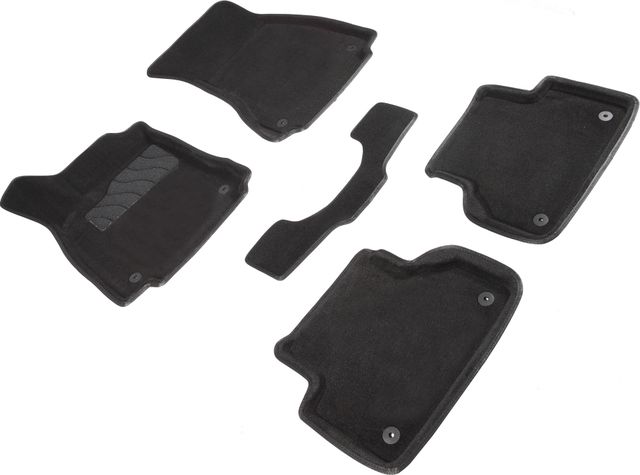 Коврики Seintex 3D ворсовые с бортиком для салона Audi A4 B9 2015-2026. Артикул 87329