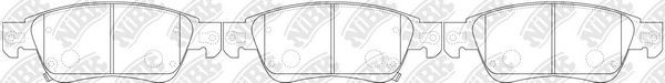 Тормозные колодки NiBK. Артикул PN0388