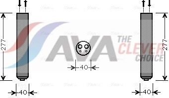 Осушитель кондиционера AVA (алюминий). Артикул SUD089