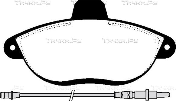 Тормозные колодки Raicam передние для Fiat Ulysse I 1997-2002. Артикул RA.0619.0