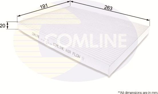 Салонный фильтр Comline. Артикул EKF191