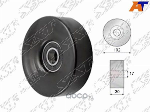 Ролик натяжителя приводного ремня TOYOTA 1UZ2UZ3 (SAT). Артикул ST166030W010