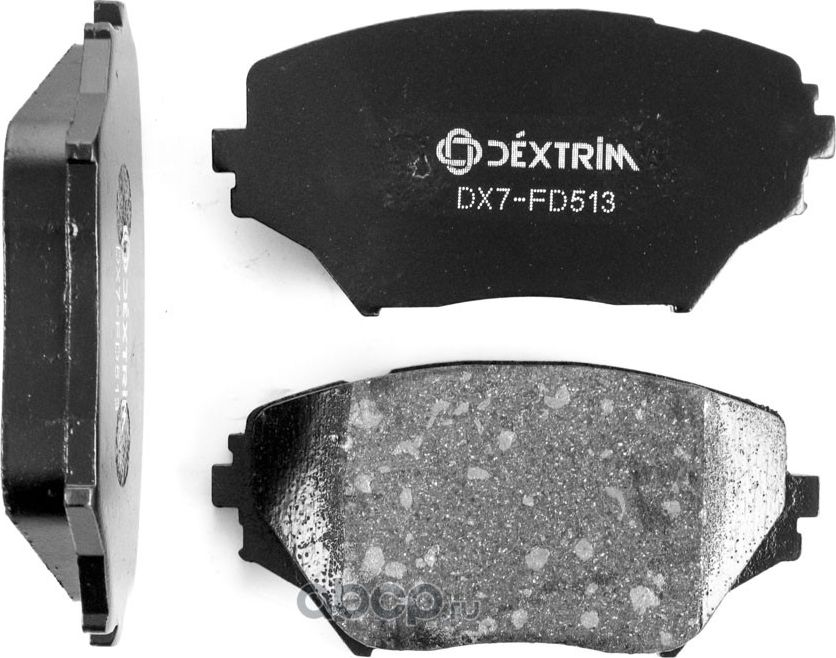 Колодки тормозные передние (Dextrim). Артикул DX7FD513