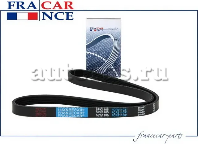 Ремень генератора Е1 8200061673 / 5PK1105 (Francecar). Артикул FCR211031