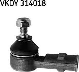 Наконечник рулевой тяги SKF правый/левый для Ford KA I 1996-2008. Артикул VKDY 314018