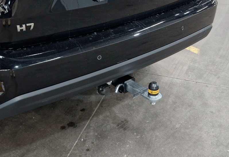 Фаркоп Мотодор оцинкованный для GAC GS4 хэтчбек 2024-2026. Американский квадрат.. Артикул 93126-E