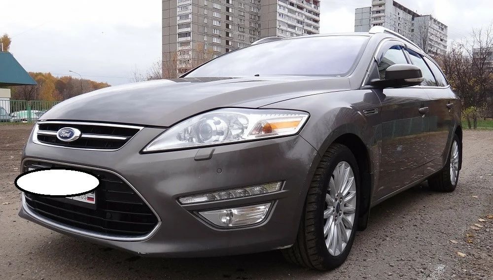 Дефлекторы V-Star для окон (с хром. молдингом) Ford Mondeo IV универсал 2007-2013. Артикул CHR20163