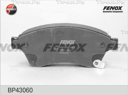Тормозные колодки Fenox передние для Opel Ampera I 2011-2015. Артикул BP43060