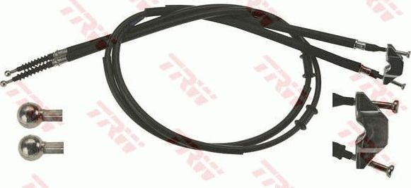 Трос ручника (тросик ручного тормоза) TRW. Артикул GCH515