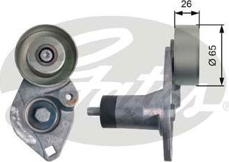 Натяжной ролик (натяжитель) приводного клинового зубчатого ремня Gates DriveAlign® для Renault Espace III 1998-2001. Артикул T39152