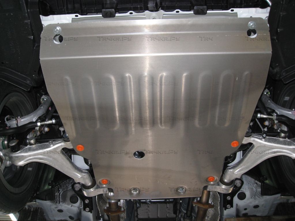 Защита алюминиевая "Alfeco" для картера Toyota Mark X GRX120/GRX130 4WD 2004-2026. Артикул ALF.12.07al