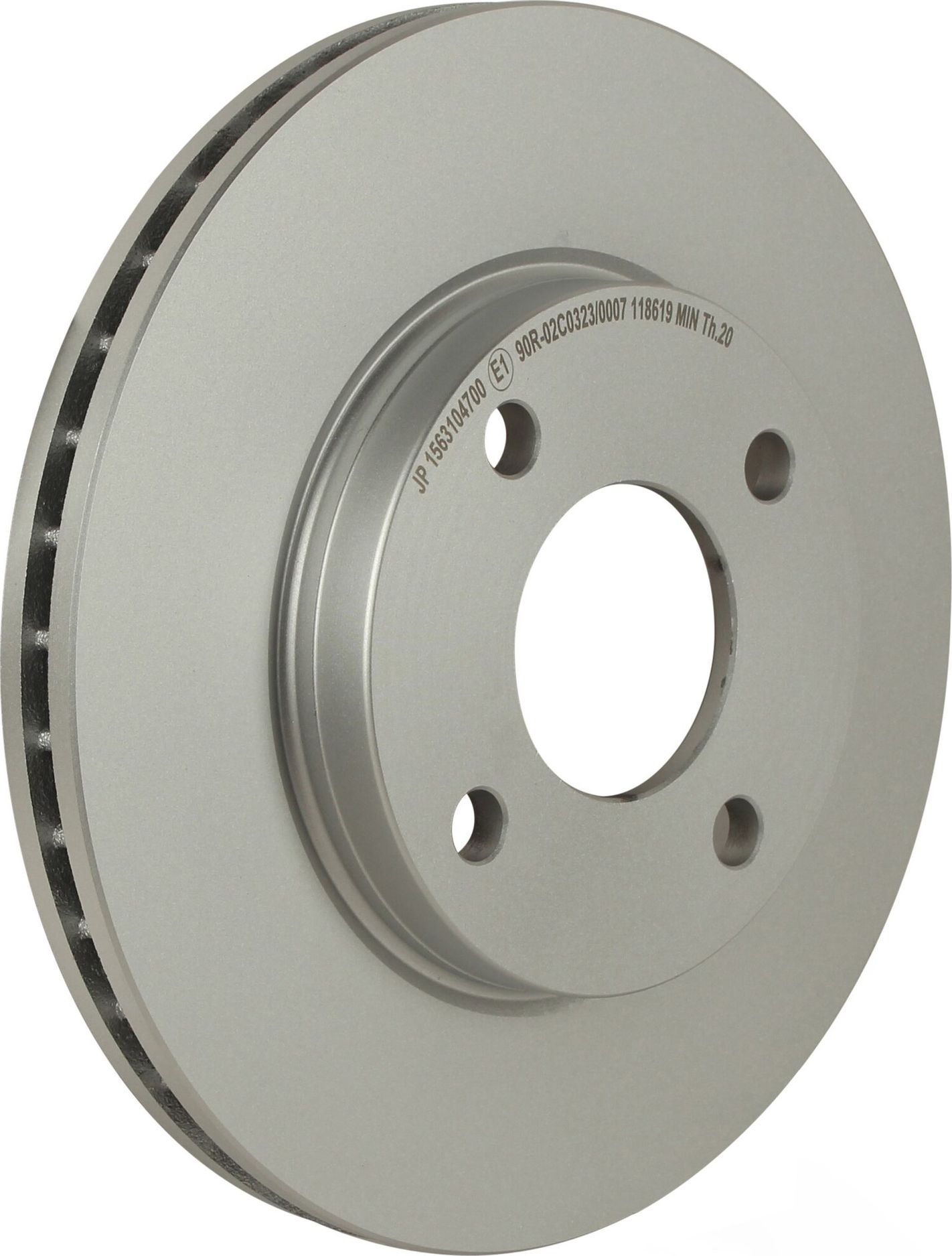 Тормозной диск JP Group передний для Ford Fiesta IV 2000-2003. Артикул 1563104700