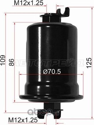 Фильтр топливный TOYOTA LAND CRUISER PRADOHILUX 3 (SAT). Артикул ST2330079446