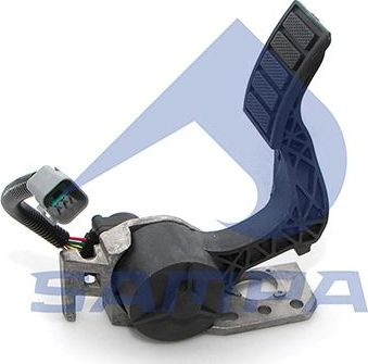 Педаль газа Sampa для Volvo  FL6 1985-2000. Артикул 033.076