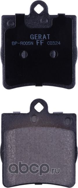 Тормозные колодки Gerat BP-R005N (задние) Normal Gerat. Артикул BPR005N