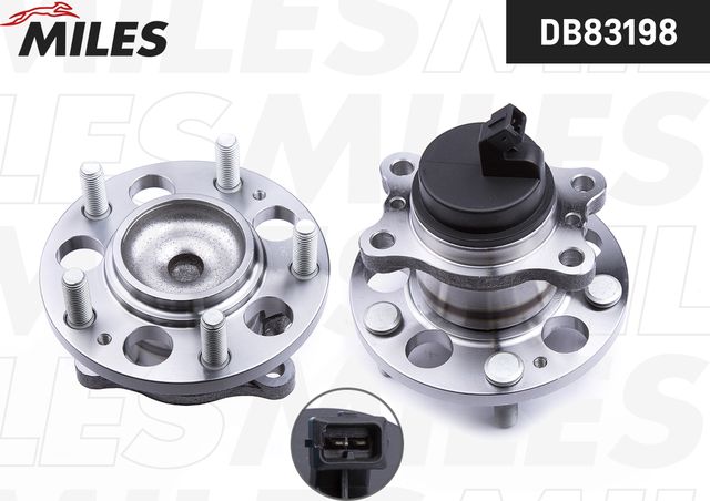 Ступица колеса с интегрированным подшипником Miles задняя правая/левая для Kia Soul II 2014-2019. Артикул DB83198