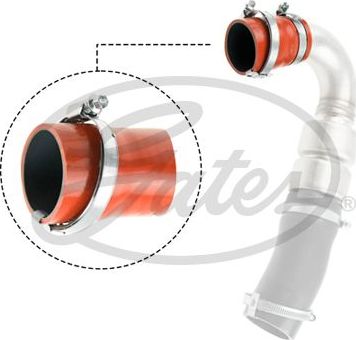 Патрубок интеркулера Gates для Ford Focus III 2011-2019. Артикул 09-0658