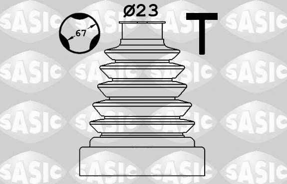 Пыльник ШРУСа внутренний Sasic (термопласт). Артикул 1906094