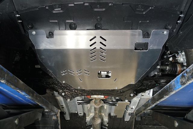 Защита алюминиевая ТСС (4 мм) для картера и КПП Changan CS55 Plus 2023-2026. Артикул ZKTCC00606