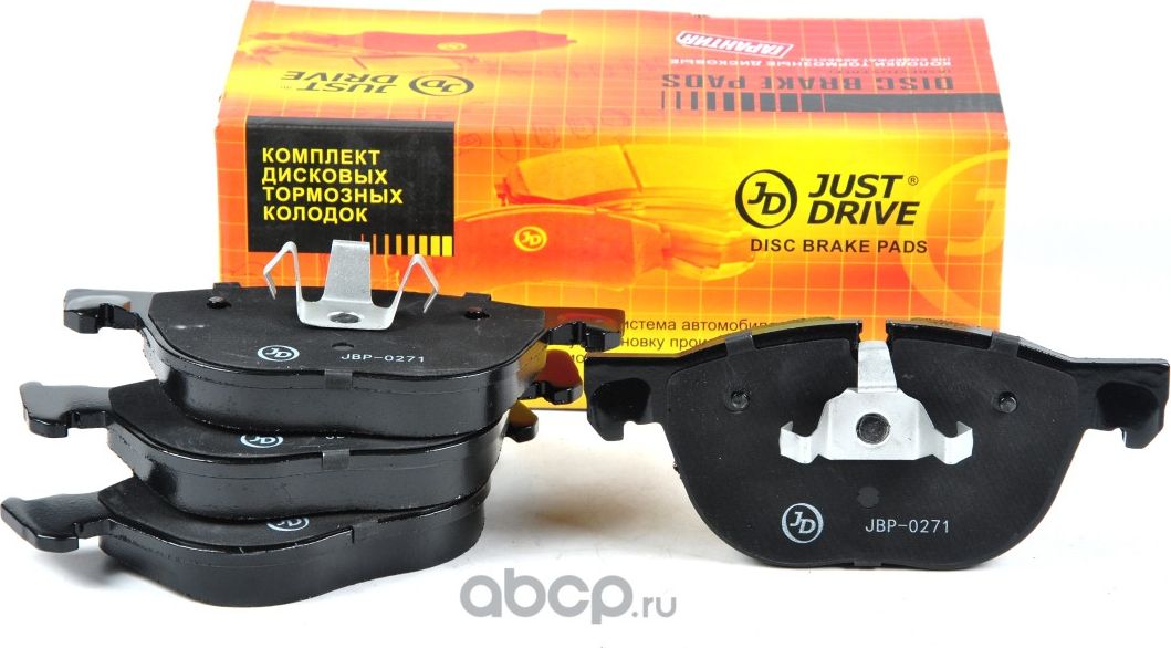 Колодки тормозные, передние GDB1726 (Just Drive). Артикул JBP0271