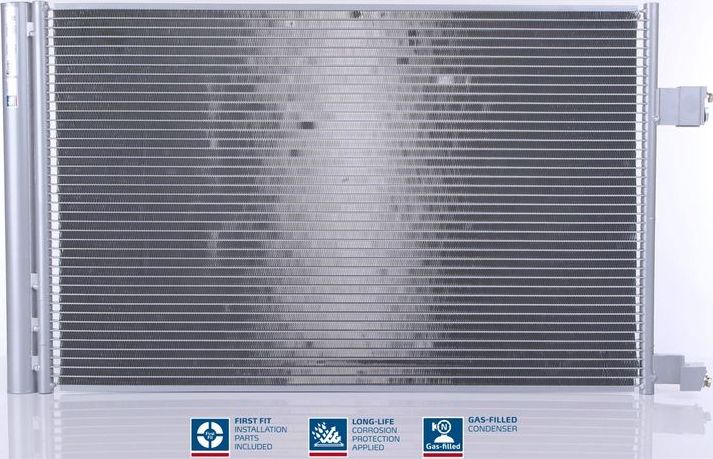 Радиатор кондиционера (конденсатор) Nissens (алюминий). Артикул 941285