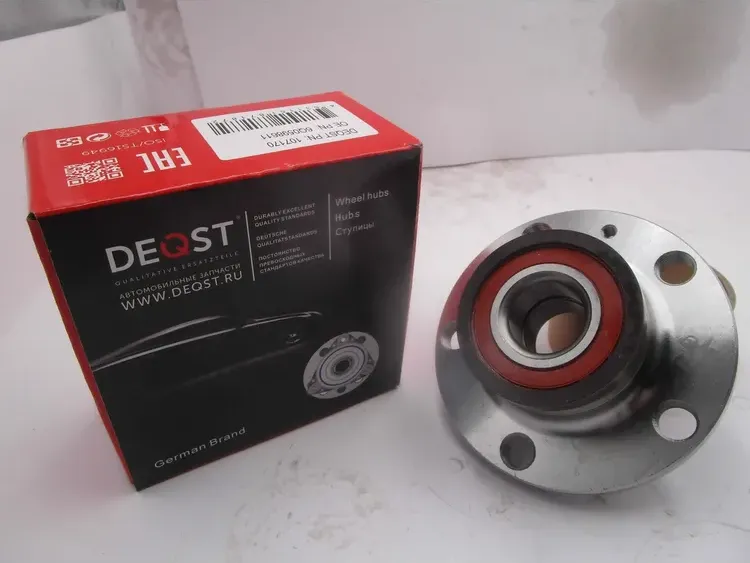 Ступица с подшипником в сборе задняя Skoda Fabia I 99-08  Fabia II 06-   VW Polo IV 01-   Polo V 09- (Deqst) Deqst. Артикул 107170