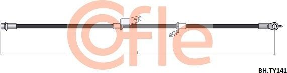 Тормозной шланг Cofle. Артикул 92.BH.TY141