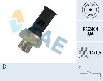 Датчик давления масла FAE. Артикул 12390