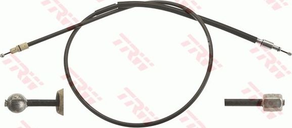 Трос ручника (тросик ручного тормоза) TRW. Артикул GCH717