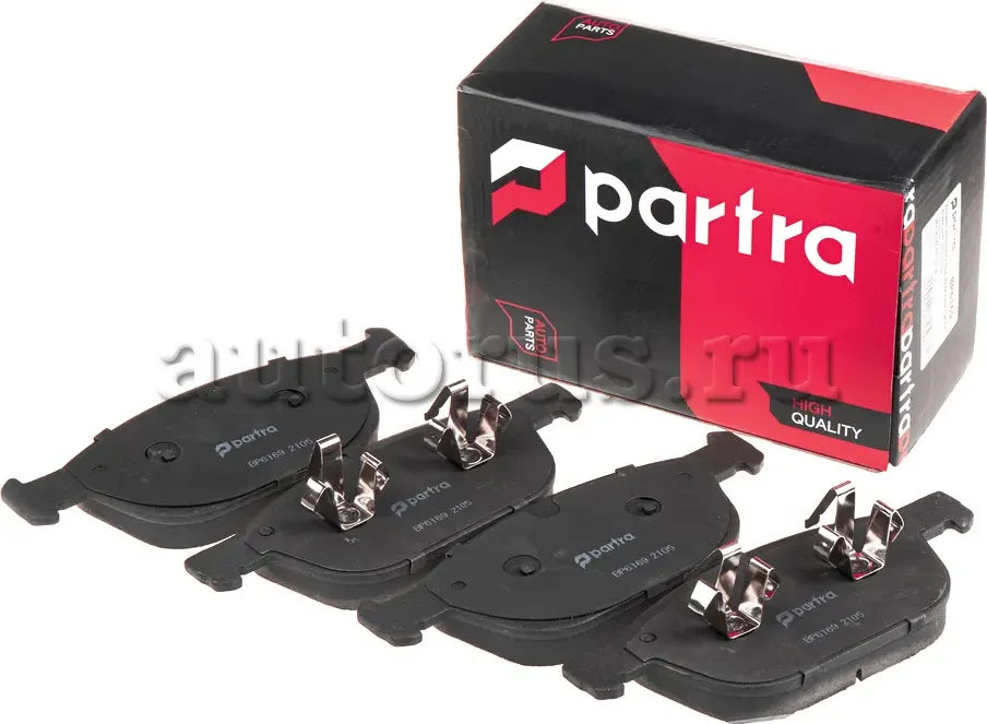Колодки тормозные дисковые | перед прав/лев | (Partra). Артикул BP6169