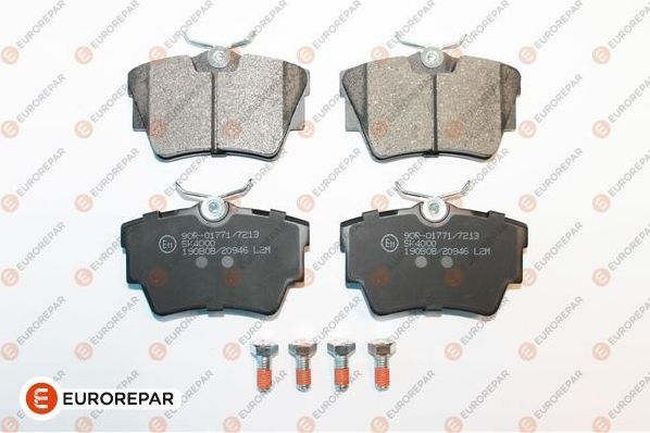 Тормозные колодки Eurorepar. Артикул 1617269080